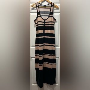 Target Striped Maxi Dress Size Medium